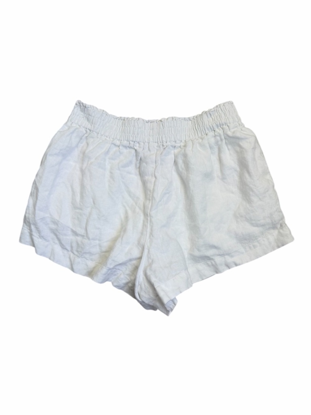 Reformation Mila White Linen Shorts - Picture 3 of 5